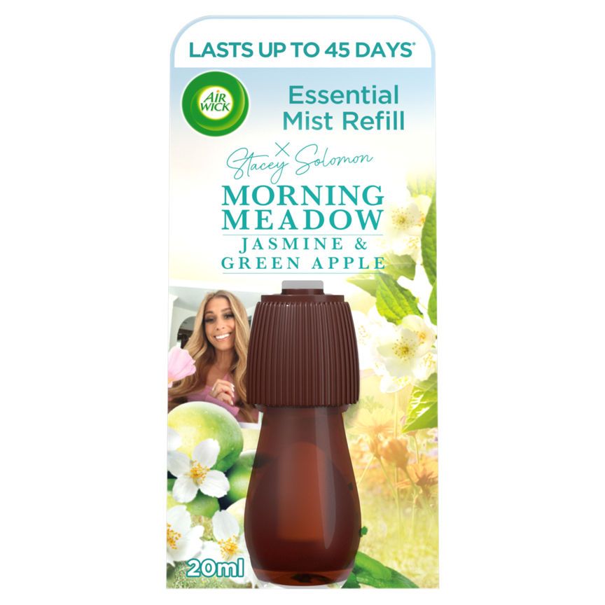 Air Wick Morning Meadow Essential Mist Diffuser Single refill Lasts up to 45 days - McGrocer