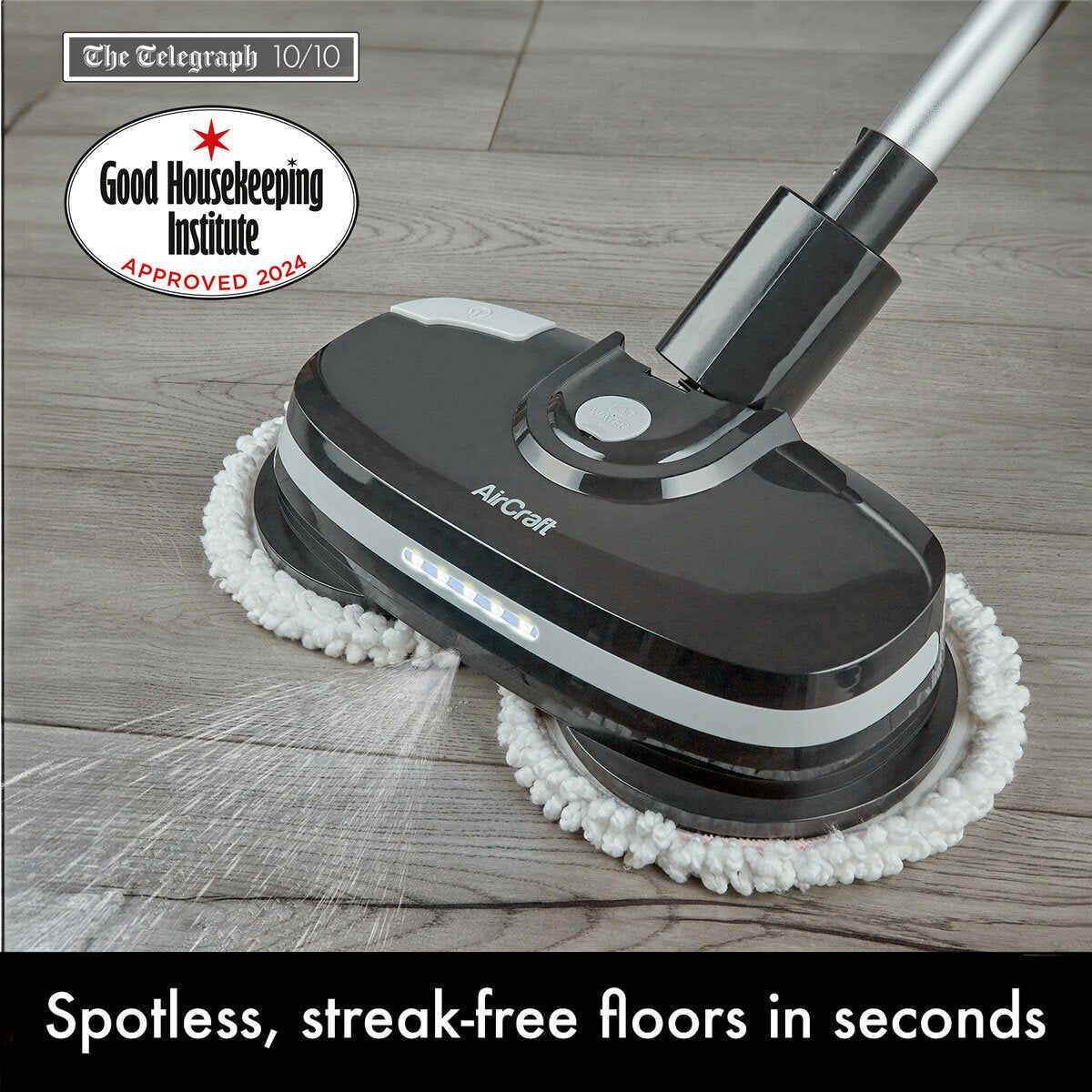 Aircraft PowerGlide Cordless Hard Floor Cleaner & Polisher - McGrocer