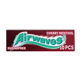 Airwaves Cherry Menthol Flavour Sugarfree Chewing Gum 10 Pieces - McGrocer