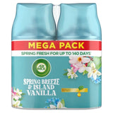 Airwick Freshmatic Spring Breeze & Island Vanilla Twin Refill   2 x 250ml - McGrocer