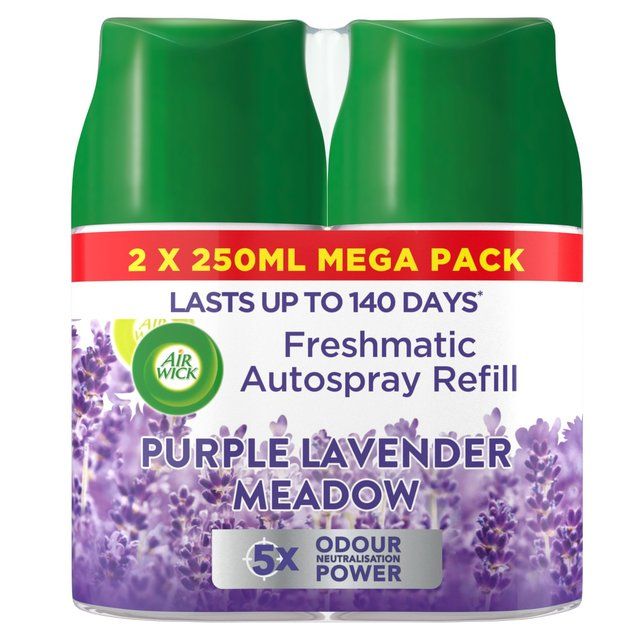 Airwick Lavender Meadow Freshmatic Twin Refill   2 x 250ml - McGrocer