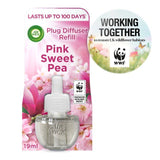Airwick Pink Sweet Pea Plug In Refill 19ml - McGrocer