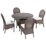 Akula Living Colonial 5 Piece Round Dining Set - McGrocer