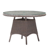 Akula Living Colonial 5 Piece Round Dining Set - McGrocer