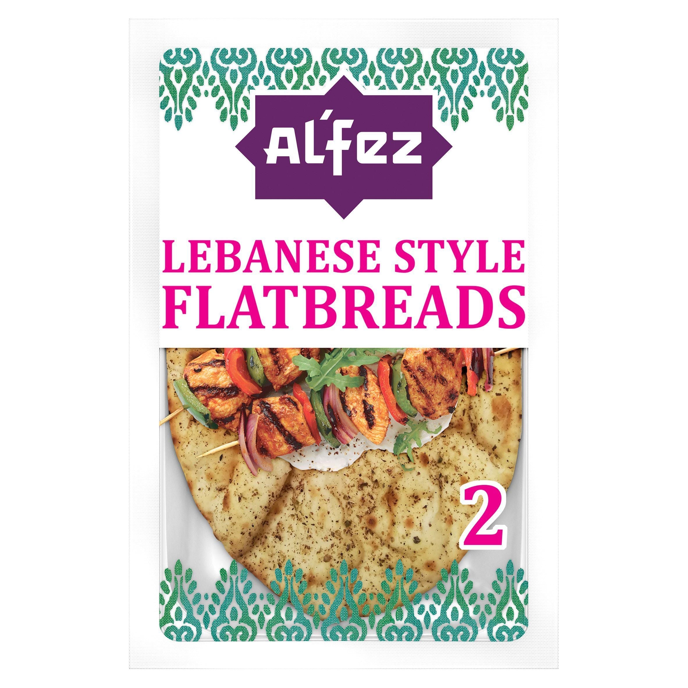 Al'Fez Lebanese Style Flatbreads with Herby Za'atar 180g - McGrocer