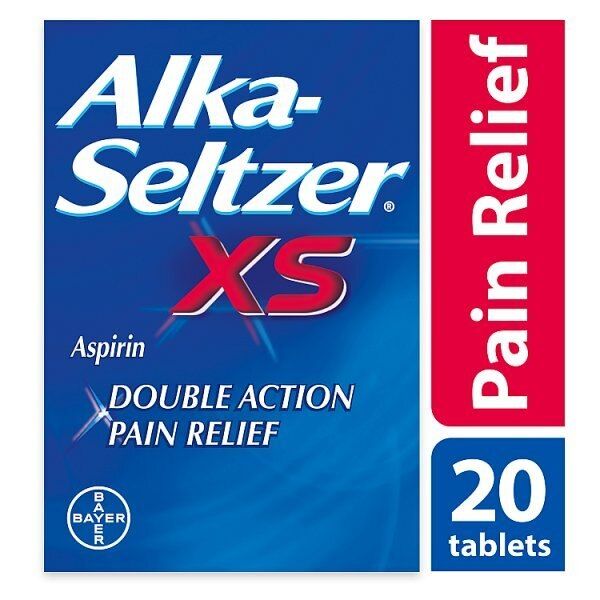 Alka Seltzer Antacid XS Effervescent Pain Relief 20 Tablets - McGrocer