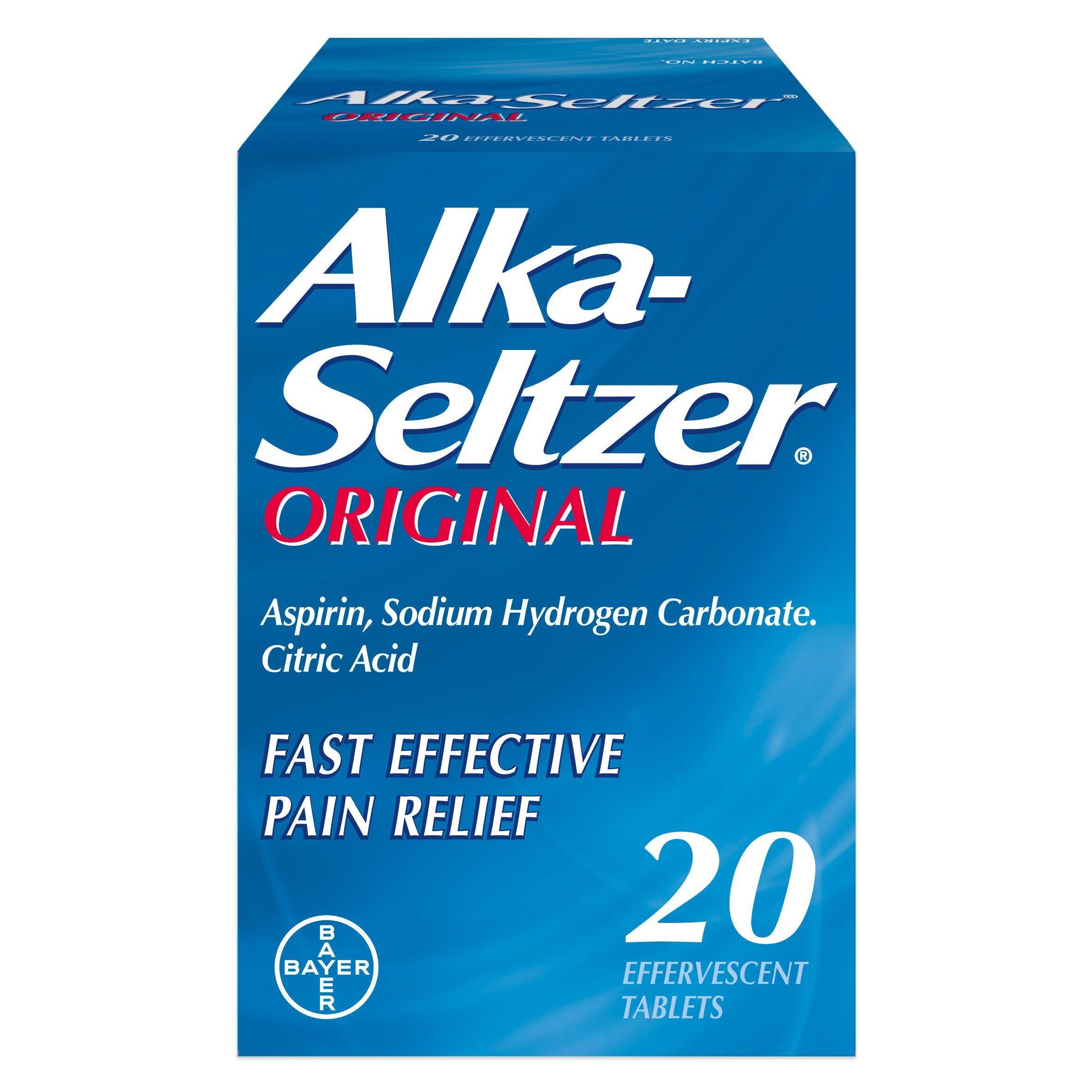 Alka Seltzer Original Pain Relief Tablets x20 - McGrocer