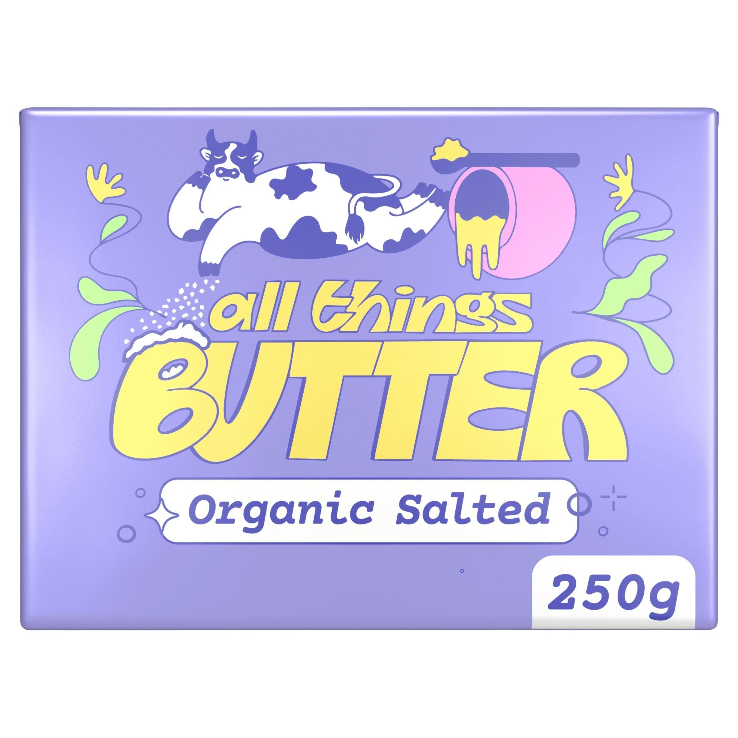 All Things Butter British Organic Salted Butter 250g - McGrocer