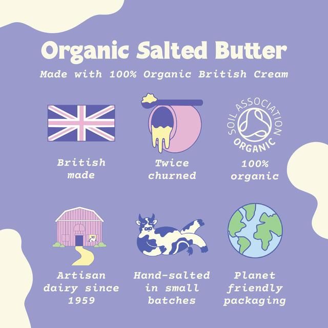 All Things Butter Organic Salted Butter 250g - McGrocer