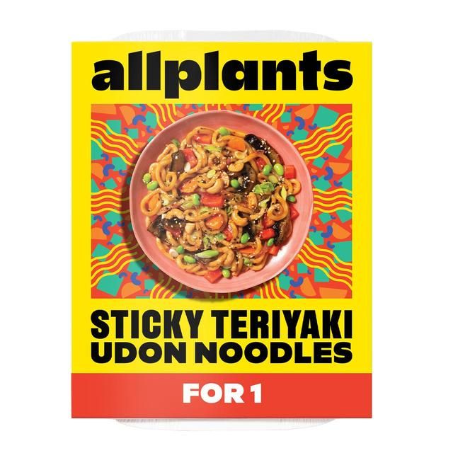 allplants Sticky Teriyaki Udon Noodles for 1 351g - McGrocer