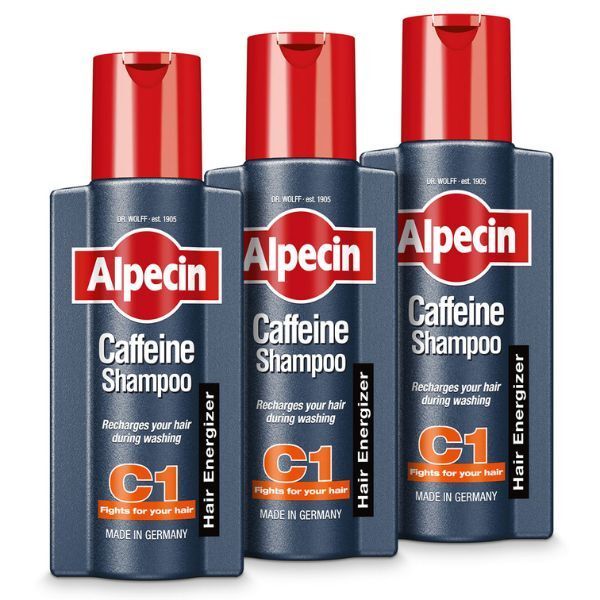 Alpecin Caffeine Shampoo C1 3x 250ml | Prevents Hair Loss - McGrocer