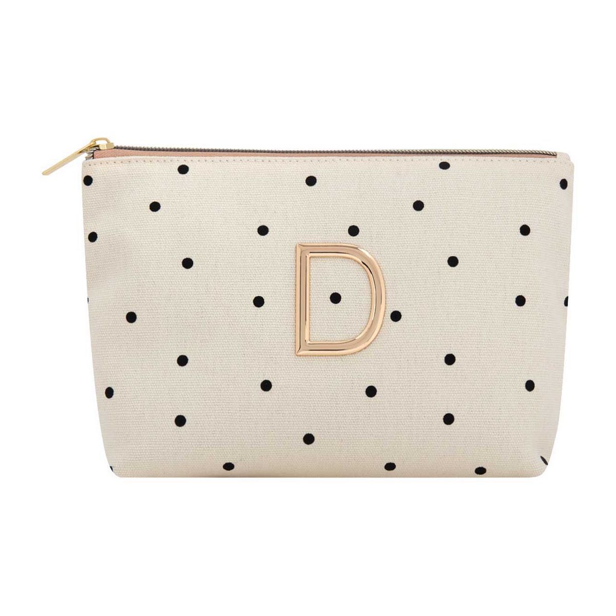 Alphabet Cosmetic Bag Letter D - McGrocer
