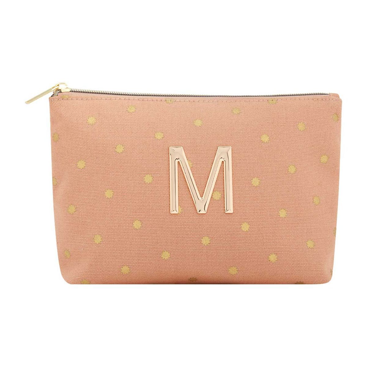 Alphabet Cosmetic Bag Letter M - McGrocer