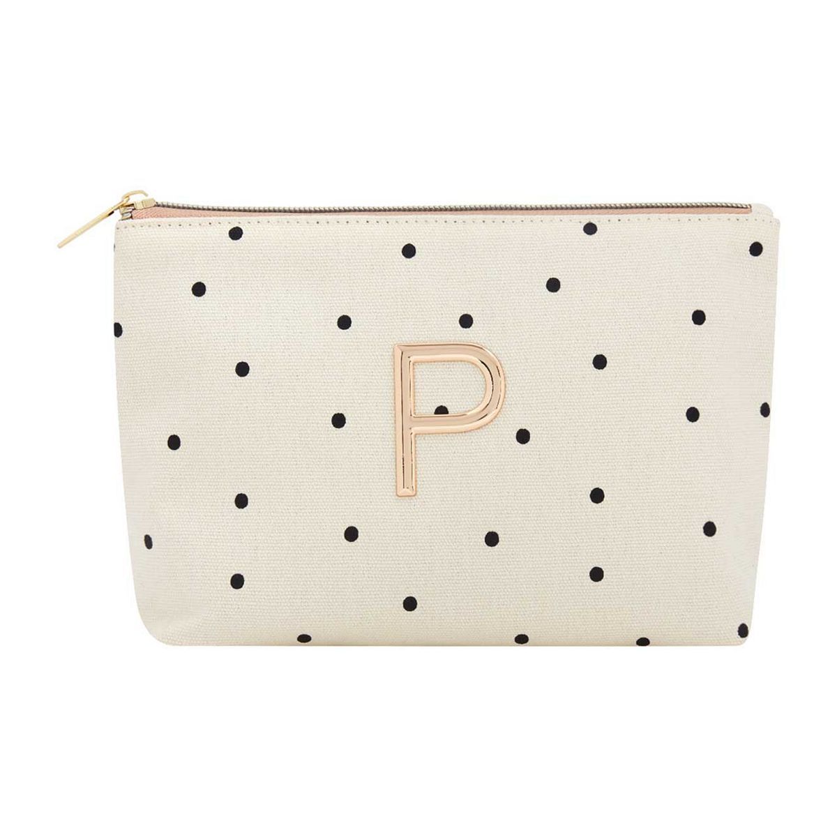 Alphabet Cosmetic Bag Letter P - McGrocer