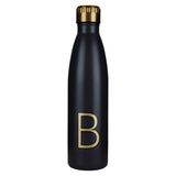 Alphabet Water Bottle Black Letter B - McGrocer