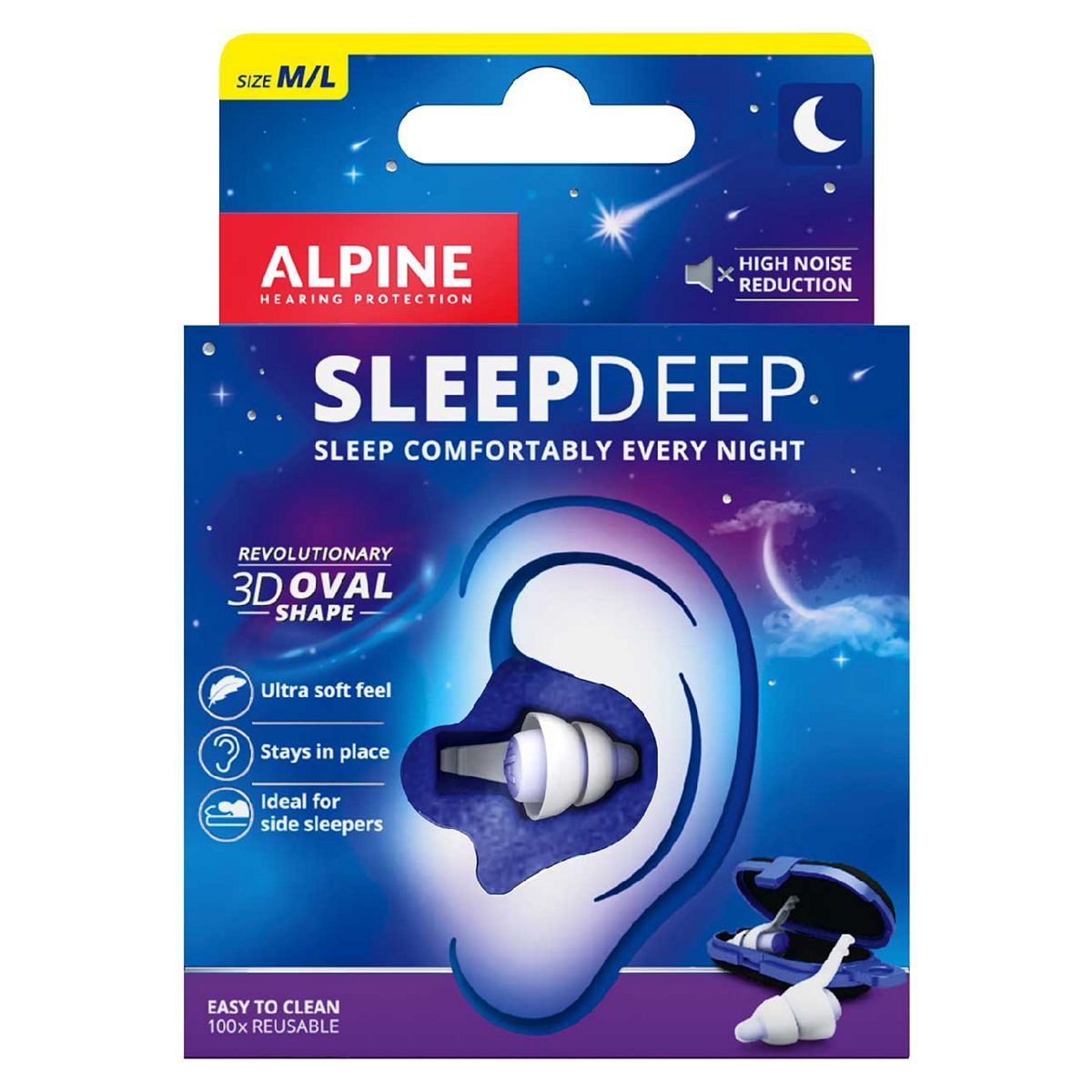 Alpine Sleepdeep Sleeping Earplugs 1 Pair - McGrocer