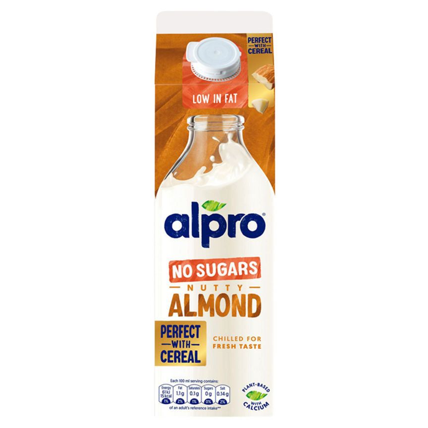 Alpro Almond No Sugars Chilled Drink - McGrocer