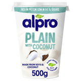 Alpro Plain Coconut Dairy Free Soya Yoghurt Alternative 500g - McGrocer