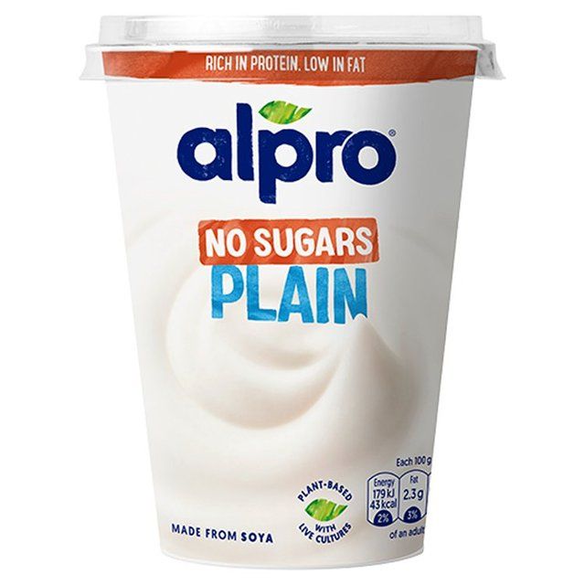 Alpro Plain No Sugars Yoghurt Alternative 500g - McGrocer