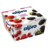 Alpro Raspberry-Cranberry & Blackberry Yoghurt Alternative 4 x 125g - McGrocer
