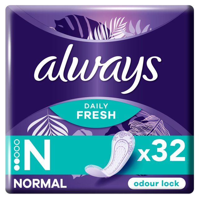 Always Dailies Fresh & Protect Normal Panty Liners   32 per pack - McGrocer