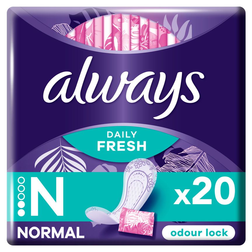 Always Dailies Singles Normal Panty Liners - McGrocer
