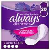 Always Discreet Incontinence Liners Long+ For Sensitive Bladder x20 - McGrocer