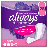 Always Discreet Light Incontinence Liners  x28 - McGrocer
