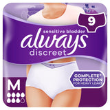 Always Discreet Underwear Incontinence Pants Plus Medium x9 - McGrocer