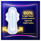 Always Platinum Secure Night Sanitary Towels Wings Size 4 14 per pack - McGrocer