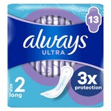 Always Ultra Sanitary Towels Long (Size 2) X13 Pads - McGrocer