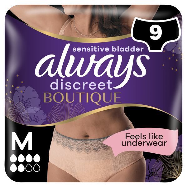 Always Discreet Boutique Beige Incontinence Pants x9 - McGrocer