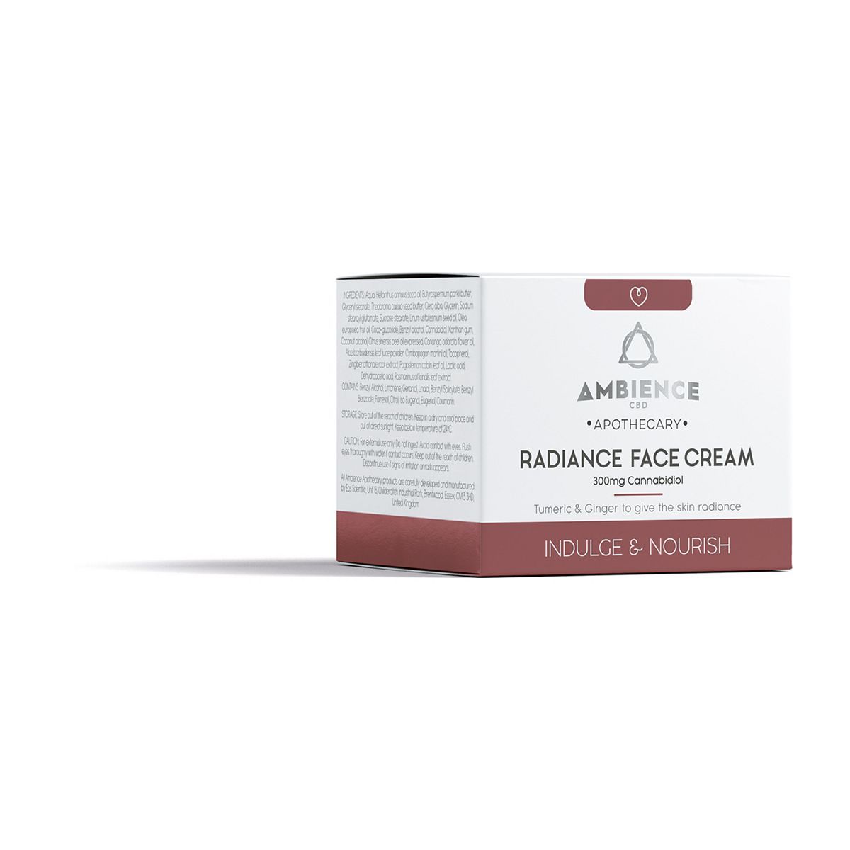 Ambience CBD Apothecary Radiance Face Cream 300mg Cannabidiol - 50g - McGrocer