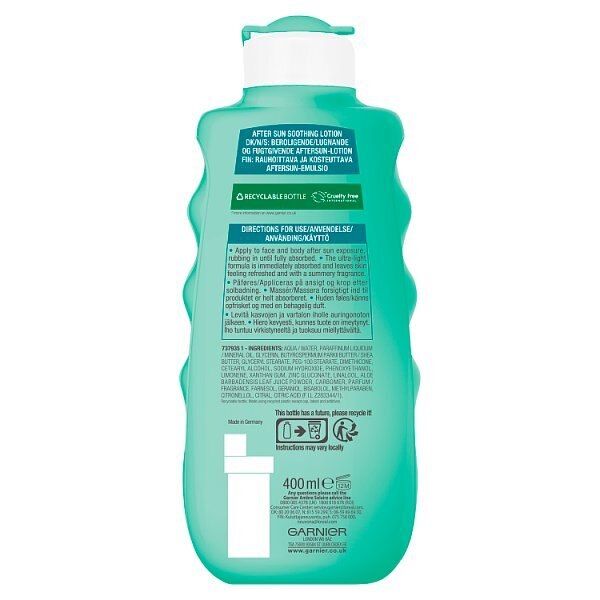 Ambre Solaire After Sun Lotion 400ml - McGrocer