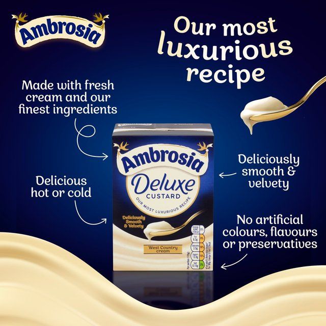 Ambrosia Deluxe West Country Cream Custard 750g - McGrocer