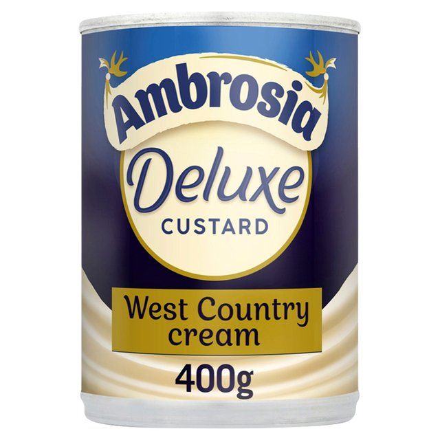 Ambrosia Deluxe West Country Cream Custard Can 400g - McGrocer