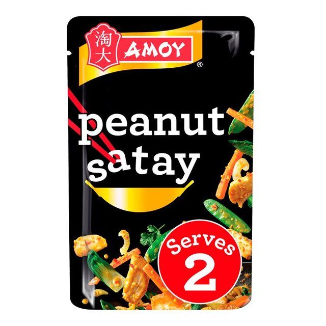 Amoy Roasted Peanut Satay Stir Fry Sauce 120g - McGrocer