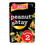 Amoy Roasted Peanut Satay Stir Fry Sauce 120g - McGrocer