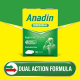 Anadin Original Pain Relief 16 Tablets - McGrocer