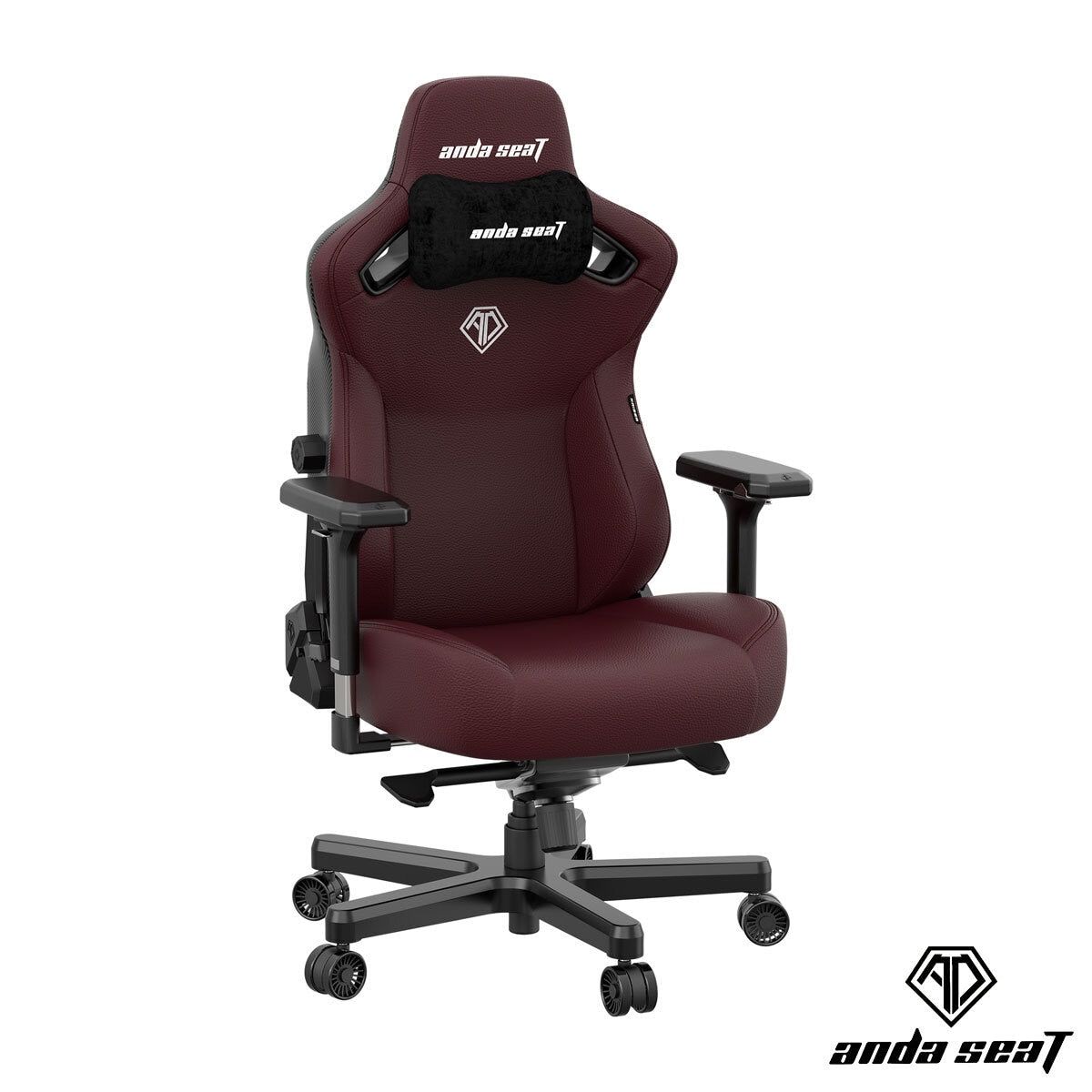 anda seaT Kaiser Series 3 Large Gaming Chair, Maroon - McGrocer