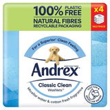 Andrex Classic Clean Washlets Flushable Toilet Wipes Quad Pack   4 x 36 per pack - McGrocer