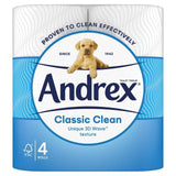Andrex Complete Clean 4 Rolls   4 per pack - McGrocer
