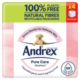 Andrex Pure Care Washlets Flushable Moist Toilet Tissue Wipes 4x36 Sheets - McGrocer
