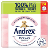 Andrex Pure Care Washlets Moist Toilet Tissue 4 Pack - McGrocer