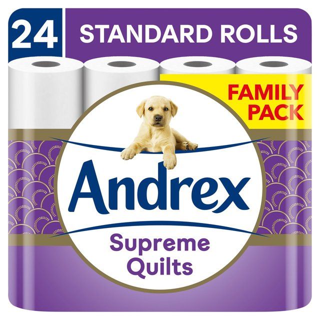 Andrex Supreme Quilts 24 Rolls 24 per pack - McGrocer
