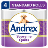Andrex Supreme Quilts Toilet Roll 4 Rolls - McGrocer