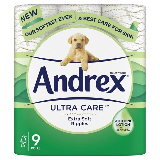 Andrex Ultra Care Toilet Roll 9 per pack - McGrocer