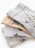 Animal Print Ankle Socks 4 Pack 6-12 months - McGrocer