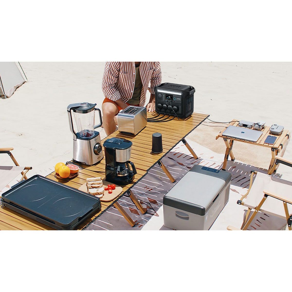 Anker C1000X Portable Power Station 1056Wh & Expansion Battery - McGrocer