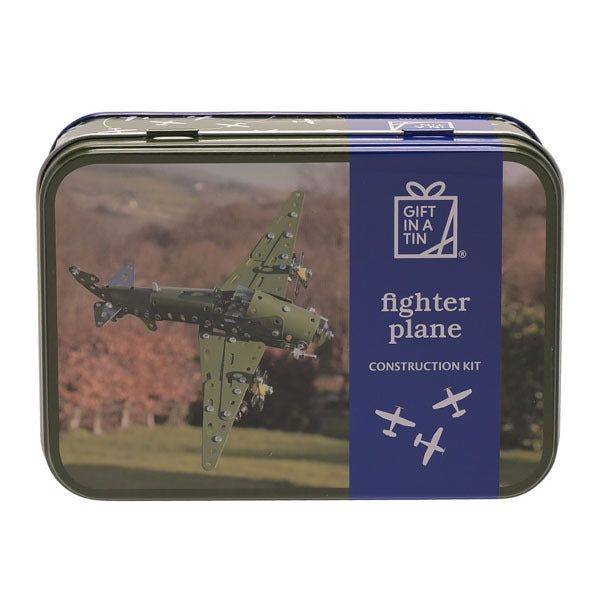 Apples To Pears Gift In A Tin Fighter Plane Construction Kit - McGrocer